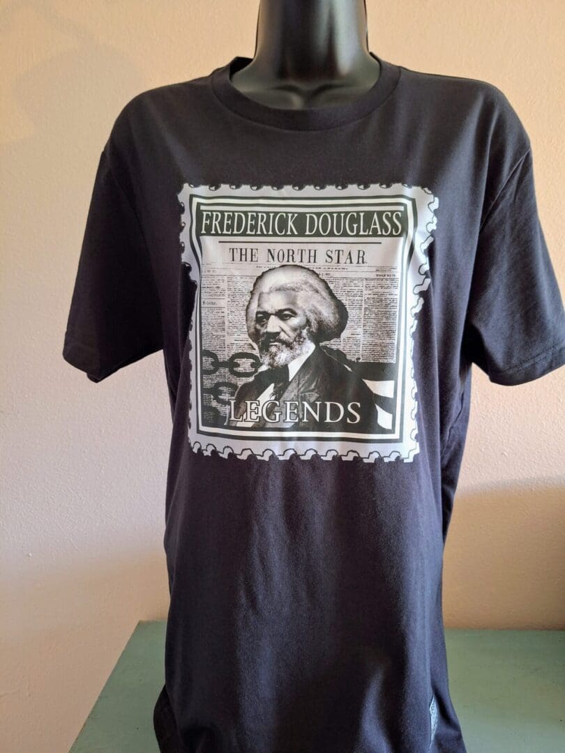 A t-shirt with a picture of benjamin franklin.